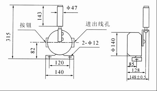 跑偏開(kāi)關(guān)尺寸圖